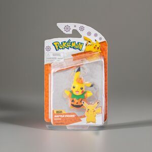 🔥Pokemon Battle Ready Pikachu Figure Halloween Pumpkin BNIB🔥